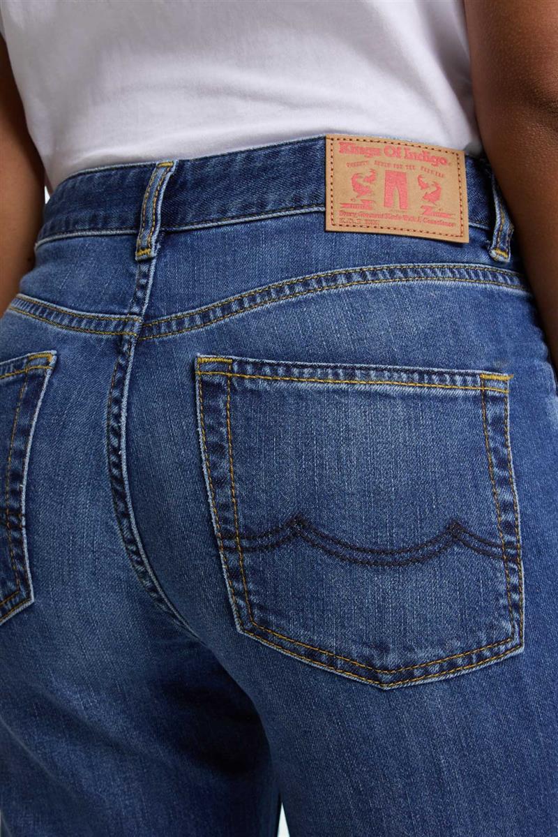 marlowe nature Jeans Kukiko mid worn Flarejeans mid worn L32