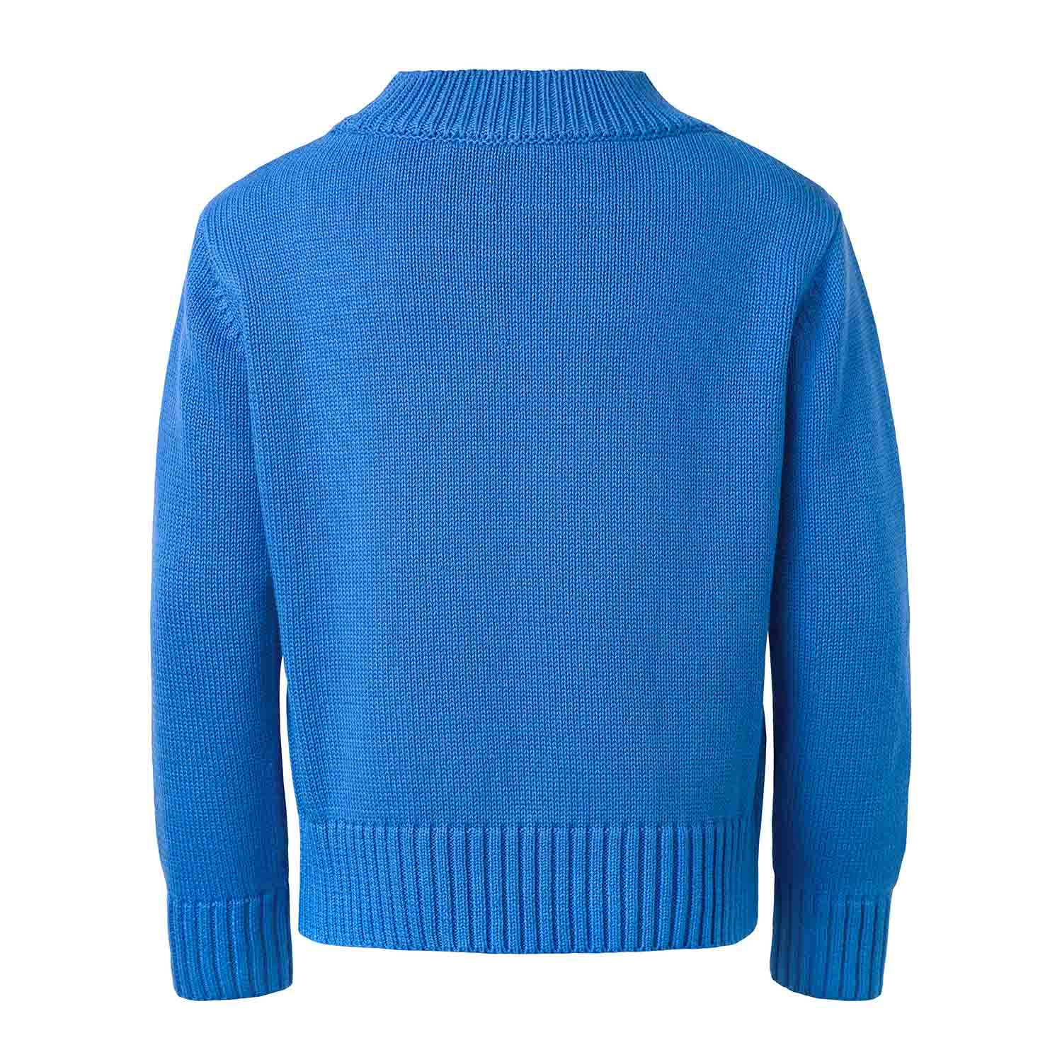 Infantium Victoria Panda Sweater Kinderpullover Blau Bio 128