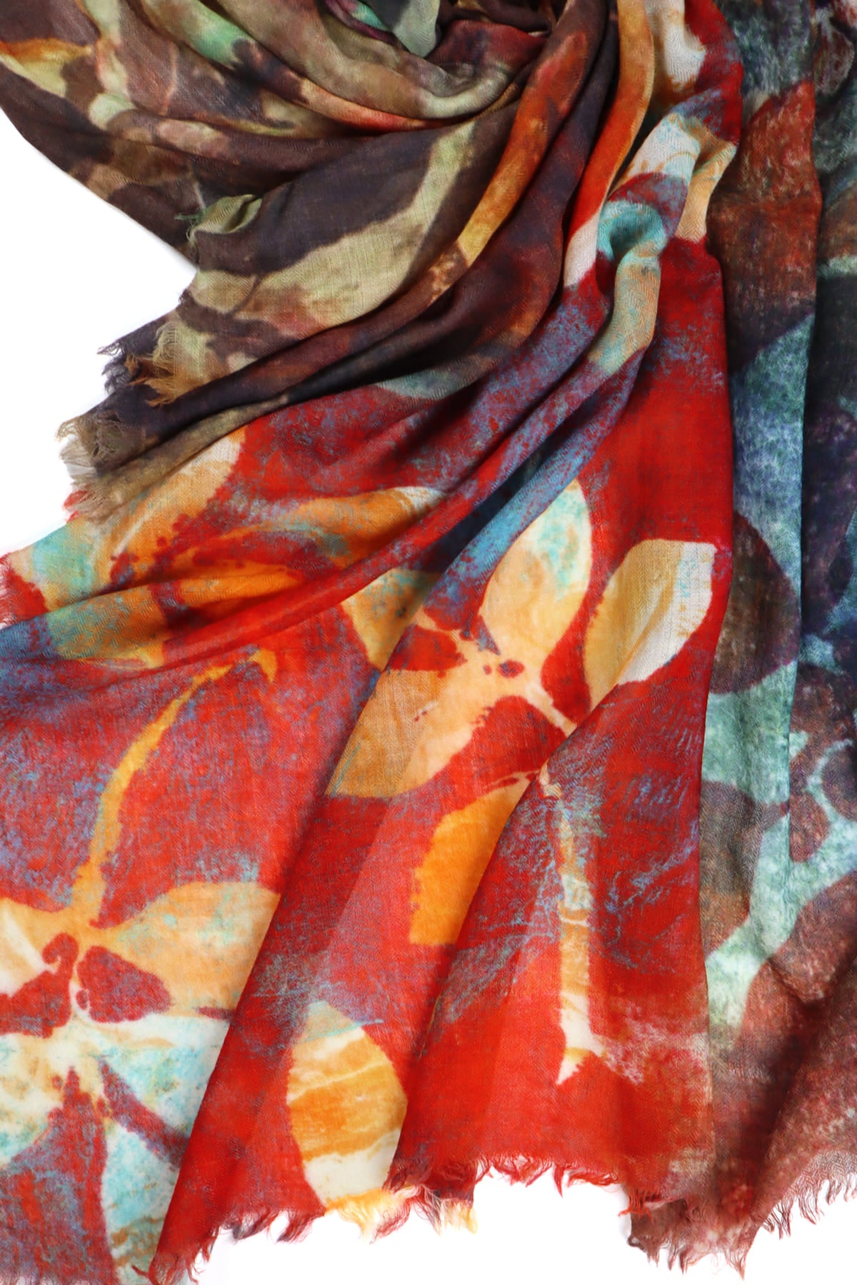 Marlowe Nature Alvi Schal bunt 100x180cm Schurwolle