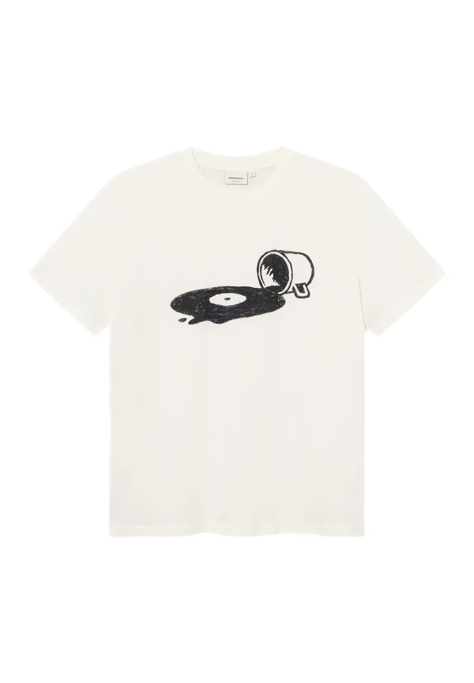 marlowe nature Stockholm Spilled T-Shirt whisper white Bio-Baumwolle