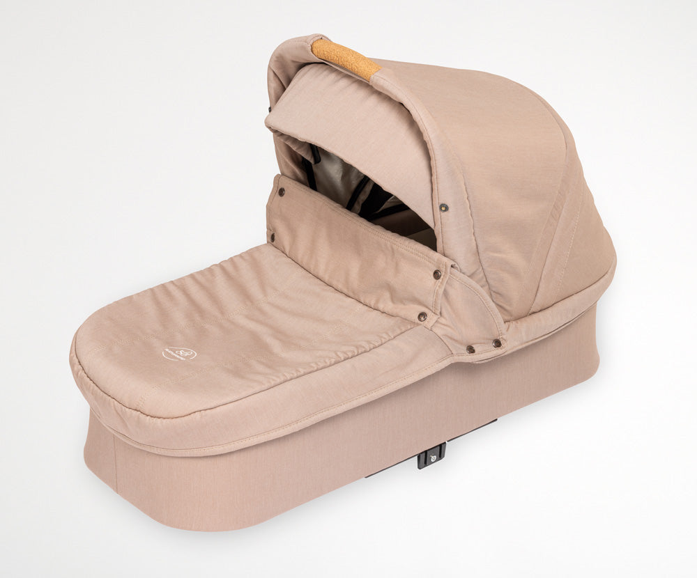 Naturkind Babykorb Max Babykorb Cord Cognac für Lux Evo Ida
