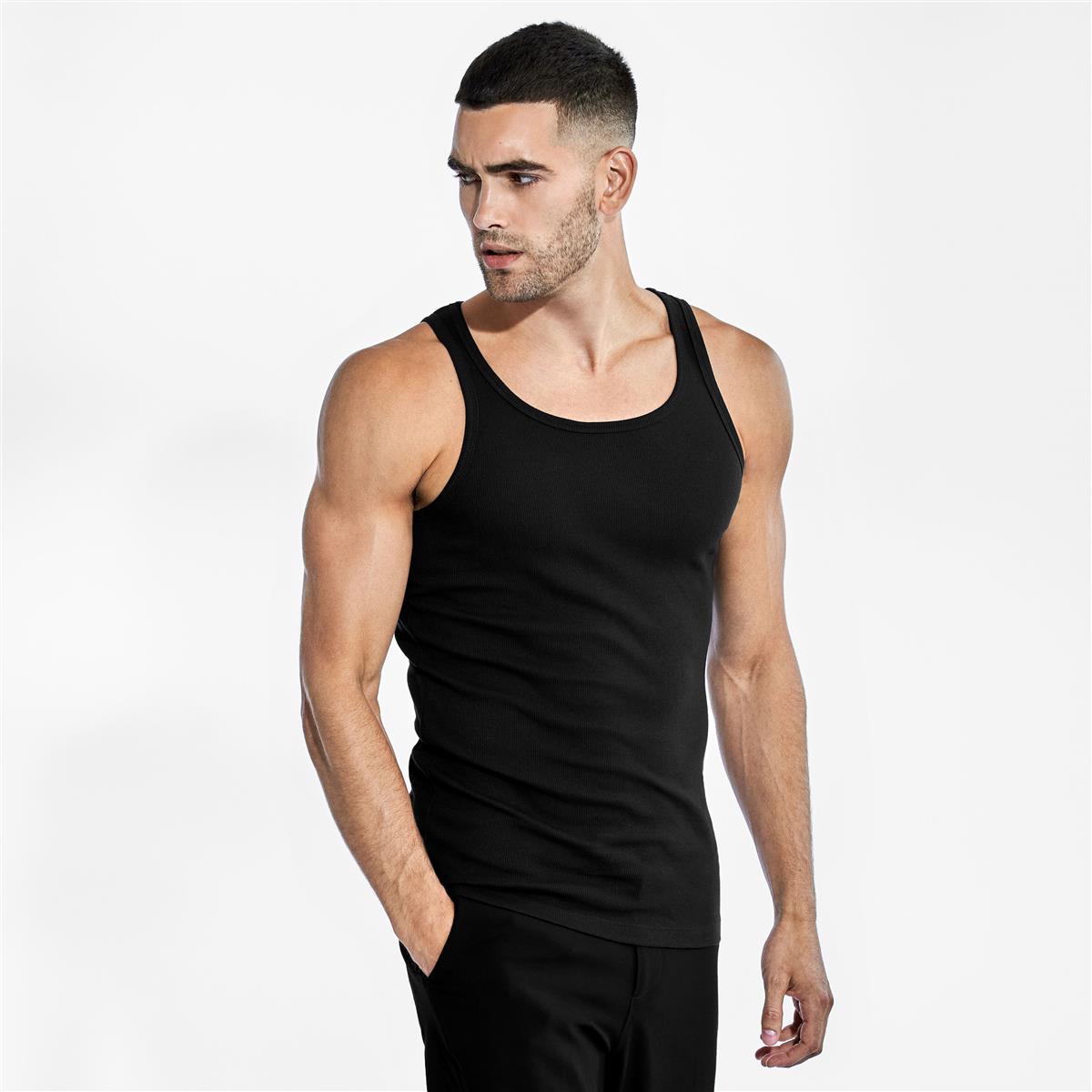 Bread & Boxers 2-Pack Tank Ribbed Unterhemd Bio-Baumwolle