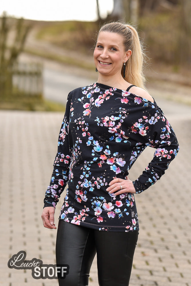 Schnittrebell Jules One-Shoulder-Shirt Papierschnitt 34-54
