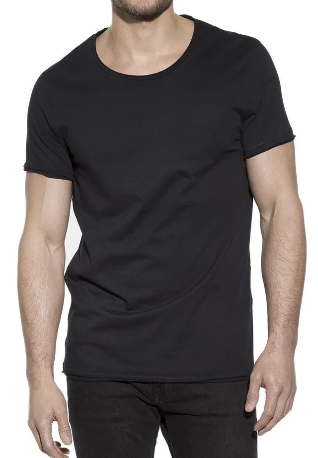 marlowe nature Men Crew-Neck Relaxed T-Shirt black L