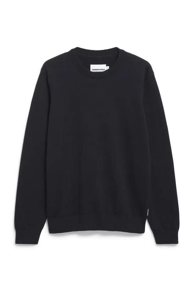 marlowe nature Loukaa Strickpullover black Bio-Baumwolle Gr.S-XXL