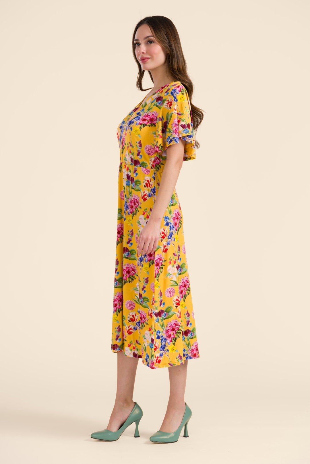 marlowe nature Trix Butterfly Kleid summer bouquet Gelb