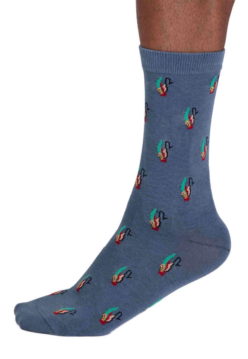 marlowe nature Finley Fly Fishing Socks grey marle Bio-Baumwolle