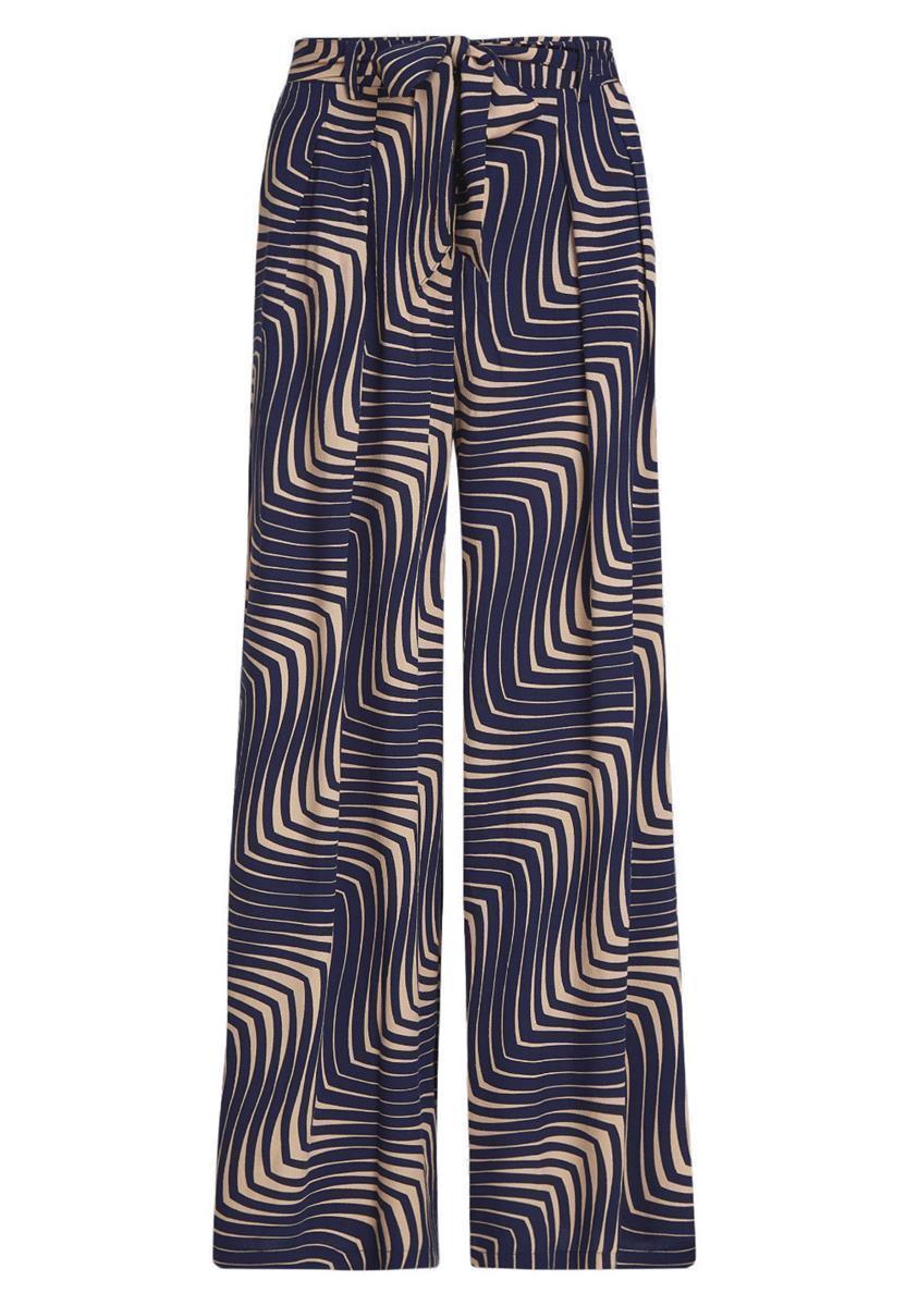 King Louie Marnie Pants Cleo evening blue 36 Viskose