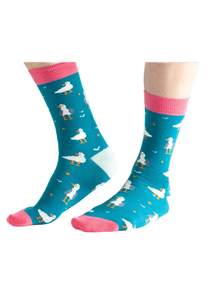 Doris & Dude Seagull klein Socken navy 36-40 Bambus-Baumwolle