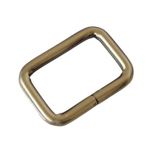 Kam Snaps Bag Hardware Rechteckringe 25mm Silber 10er