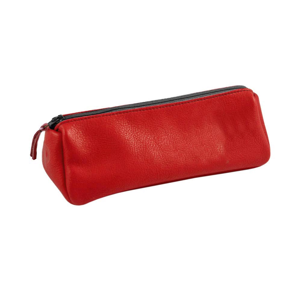 Pantolinos Federtasche Naturleder 19x7x7cm Stifte Mäppchen