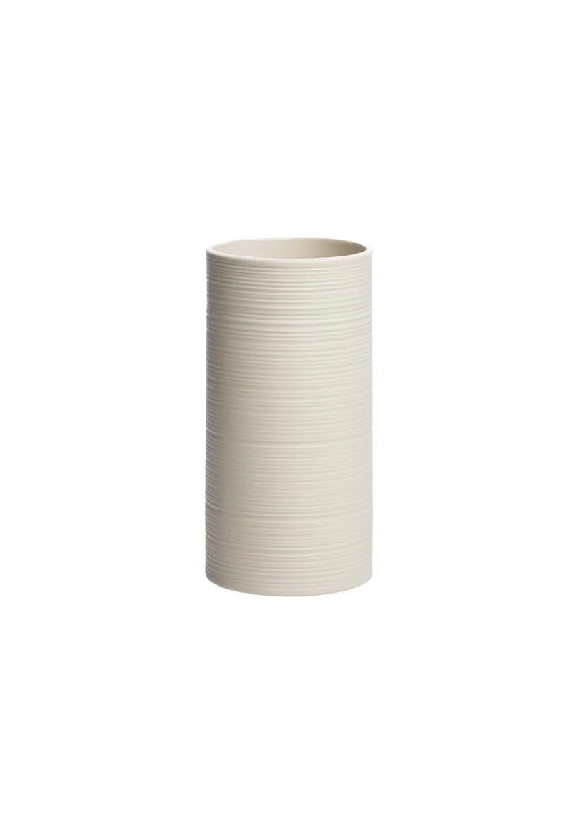 Marlowe Nature Vase vintage cream 7,5x7,5x15 cm Steingut