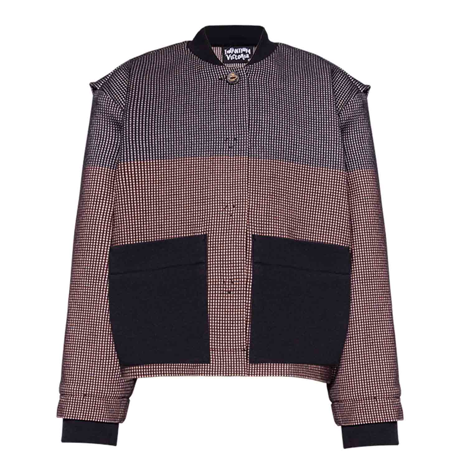 Infantium Victoria Bomberjacke Kinderjacke bunt Baumwolle Kokosknöpfe