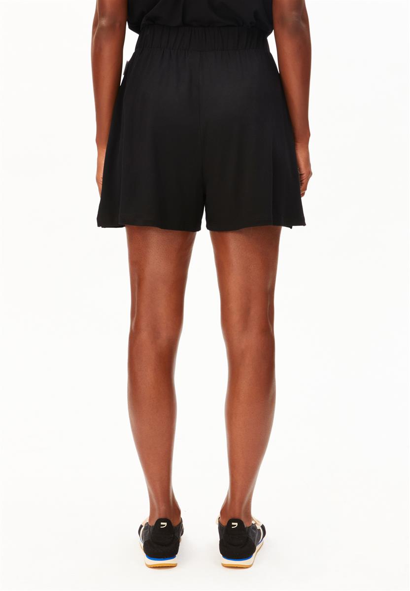 Marlowe Nature Relaxed Jersey Shorts black Viskose