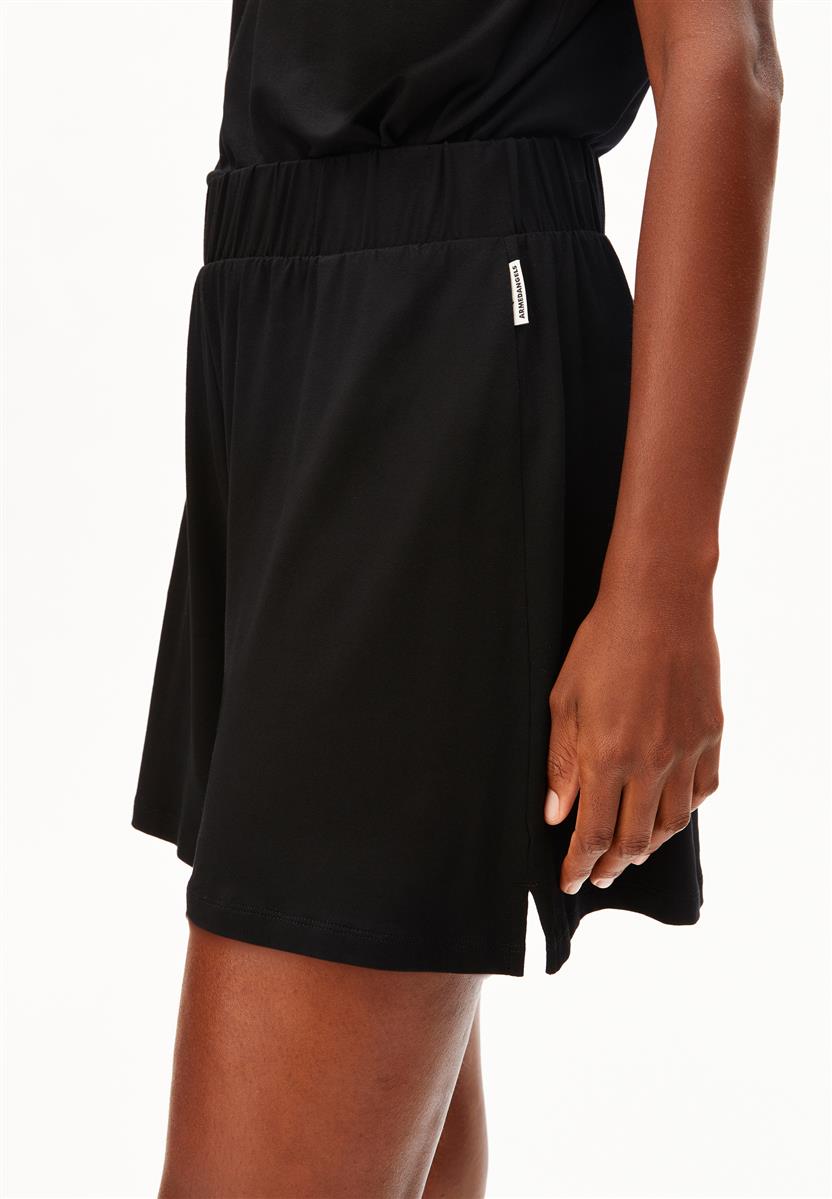 Marlowe Nature Relaxed Jersey Shorts black Viskose