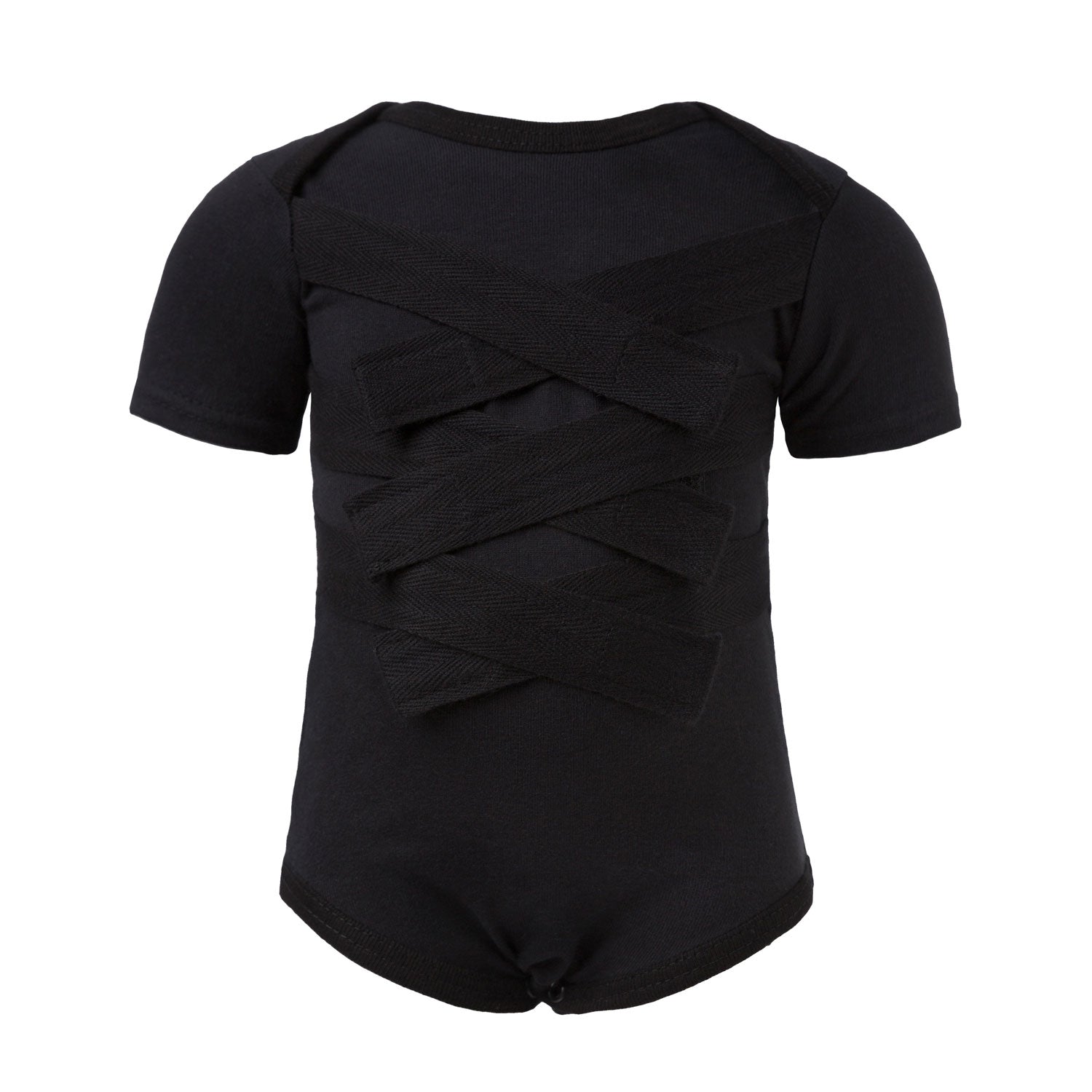 Infantium Victoria Gothic Black Onesie Body schwarz