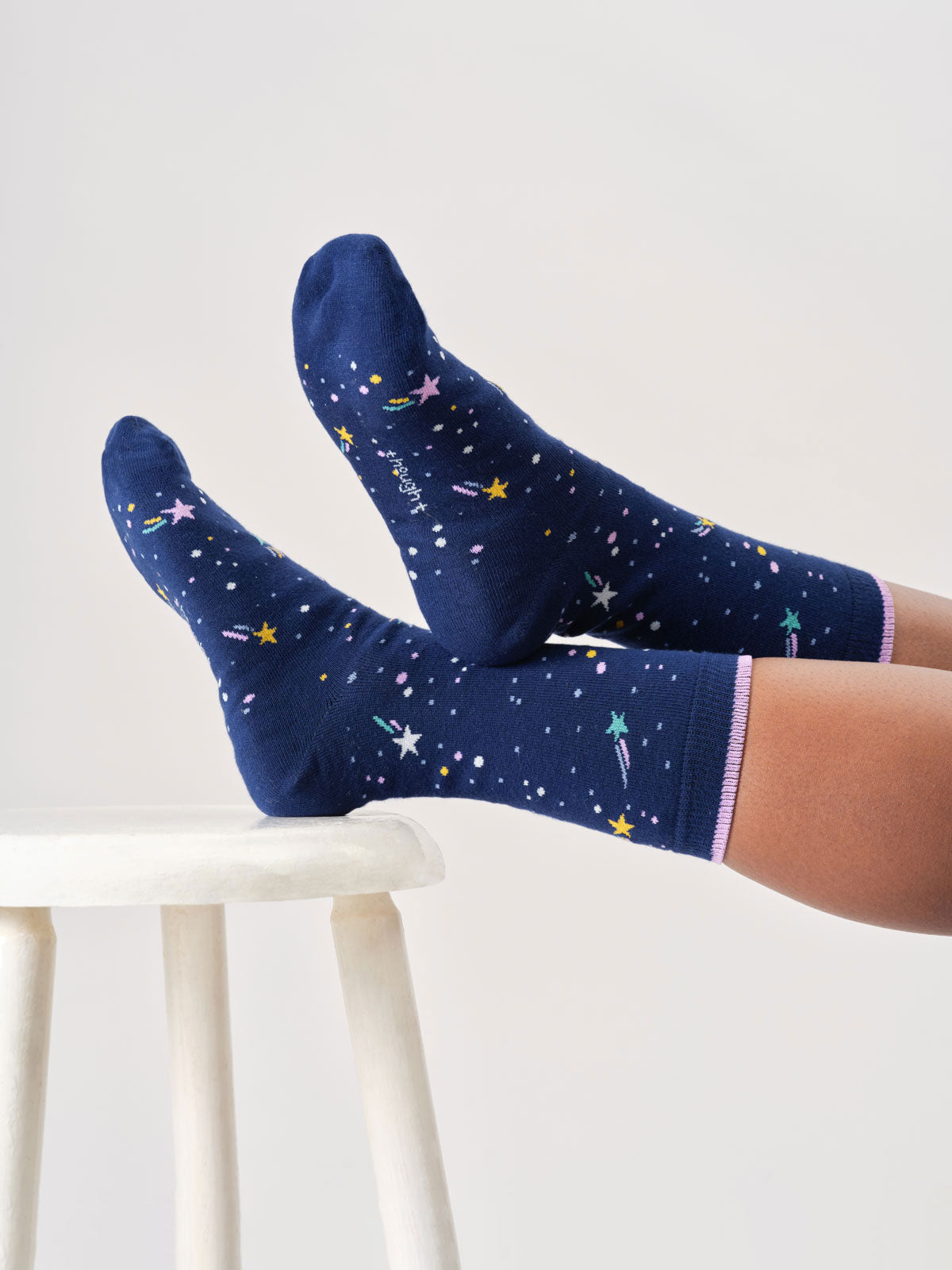 marlowe nature Stars Moons Socken midnight blue stars