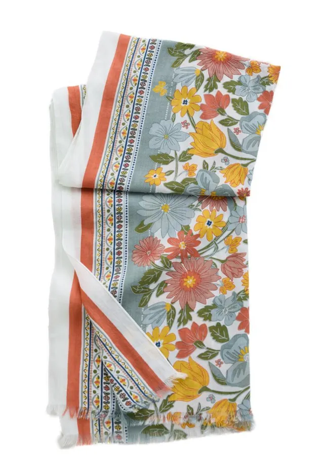 marlowe nature Summer Scarf Schal chalk multi Bio 180x50