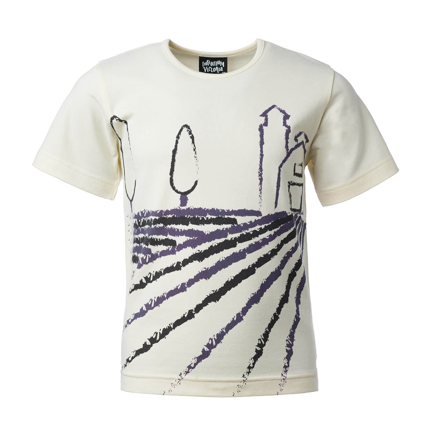 Infantium Victoria Toscana T-Shirt Kurzarm off-white Baumwolle