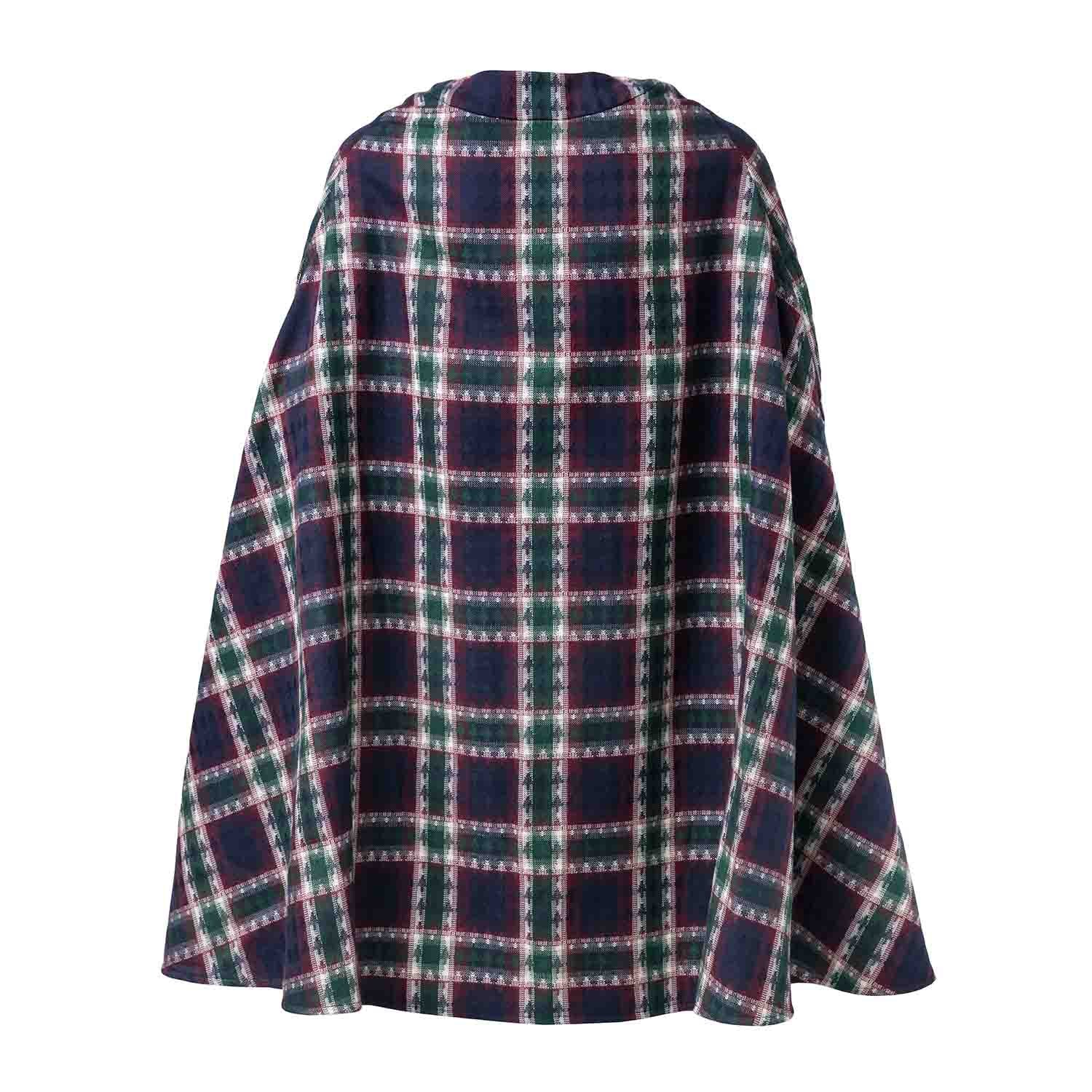 Infantium Victoria Tartan Cape Kleid Kariert Gr. 128