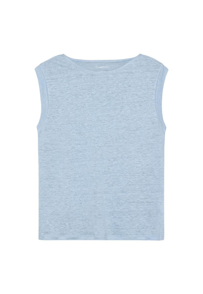 marlowe nature Loose Fold Up Linen T-Shirt total eclipse XS