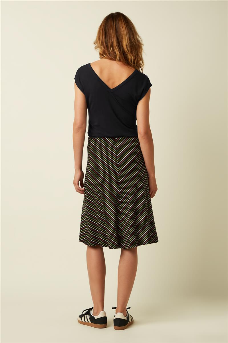 marlowe nature Juno Panel Rock Menchini Stripe black