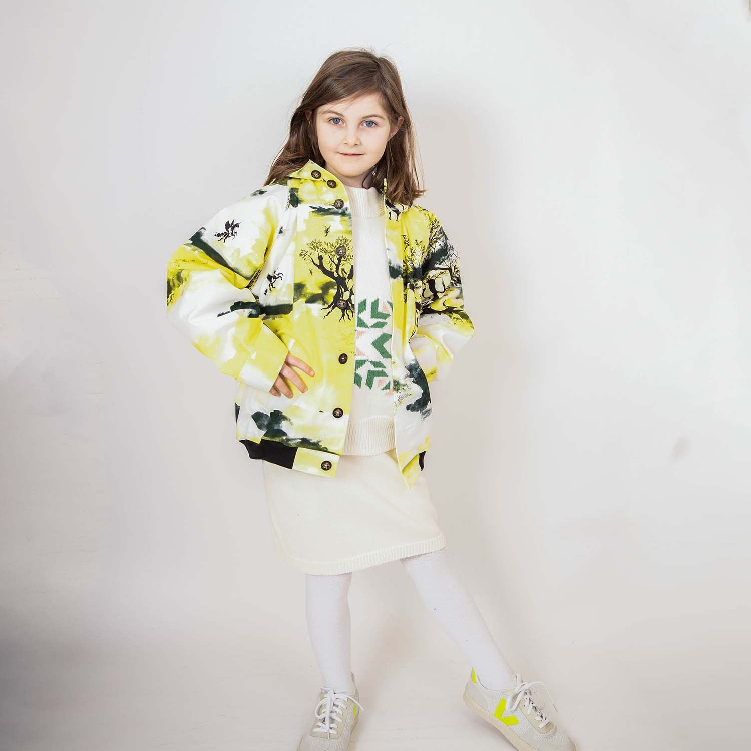 Infantium Victoria Kids Hoodie with Print Bio-Hoodie schwarz