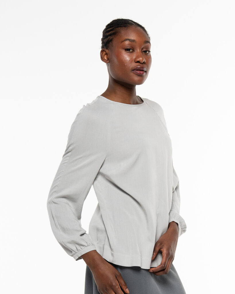 marlowe nature Raglanbluse Bluse opal Viskose Ecovero