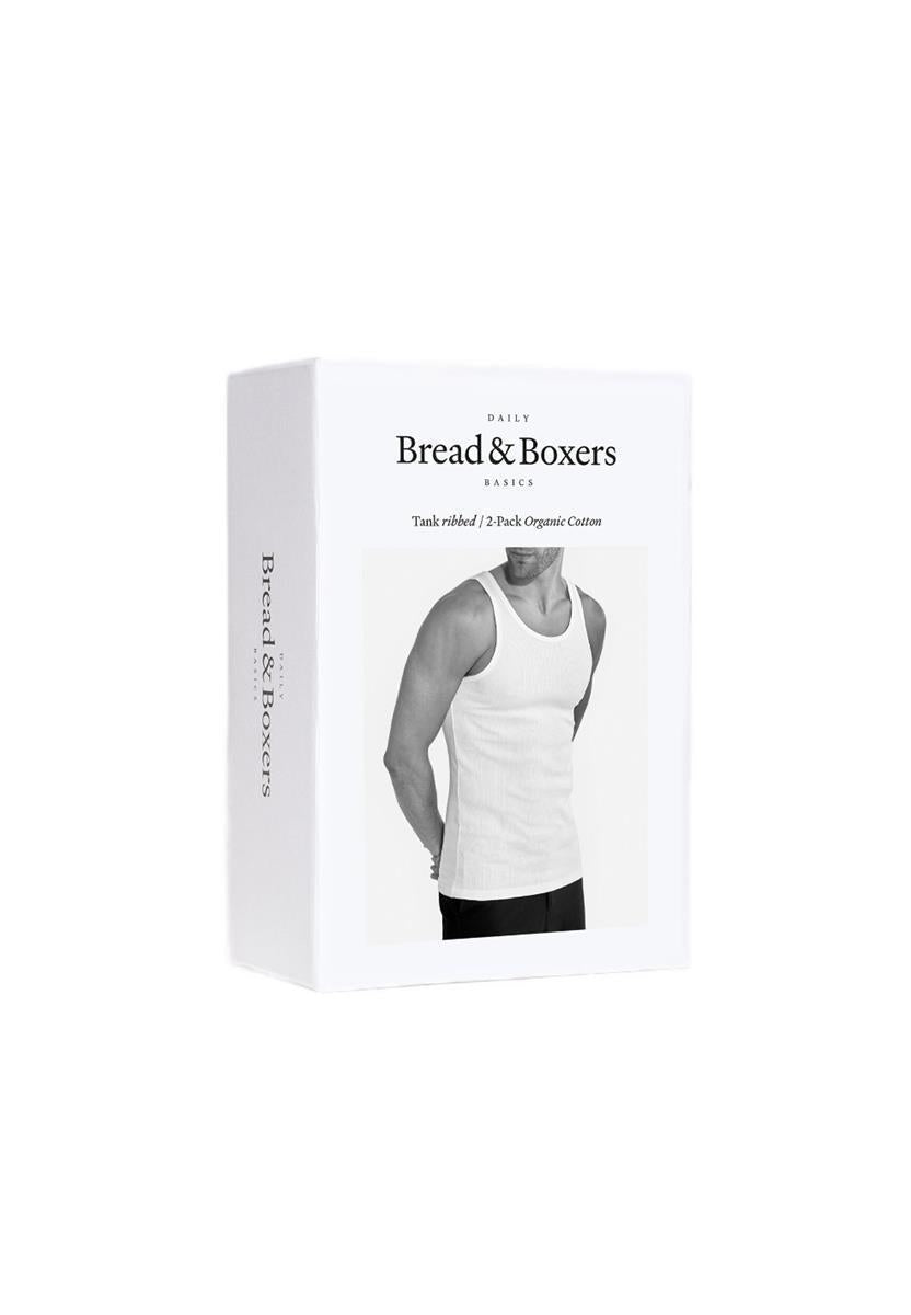 Bread & Boxers 2-Pack Tank Ribbed Unterhemd Bio-Baumwolle