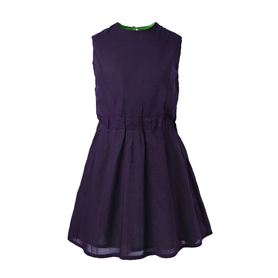 Infantium Victoria Pleated Summer Dress Mädchen Lila Gr 116 Bio