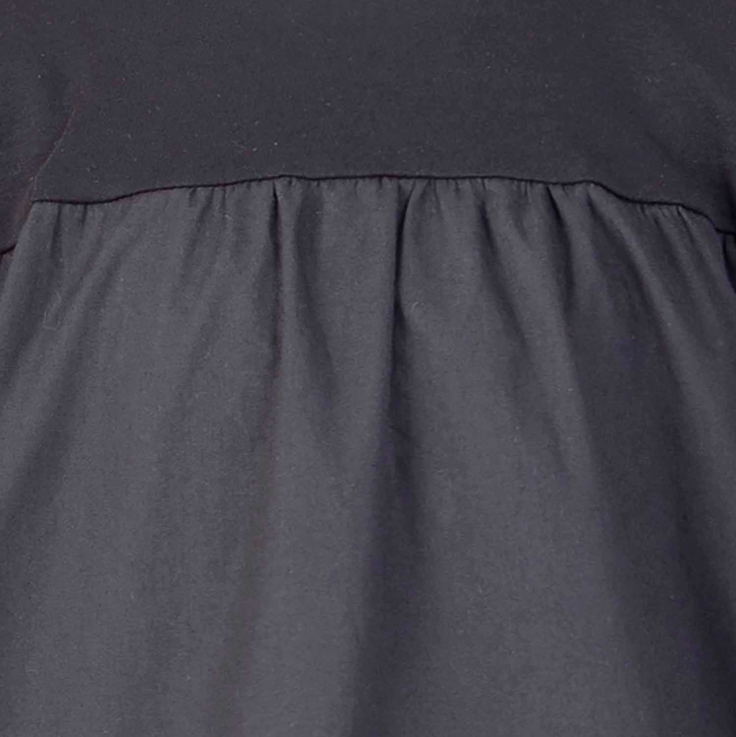 Infantium Victoria Girls Cotton Black Shirt Dress Kleid schwarz 128