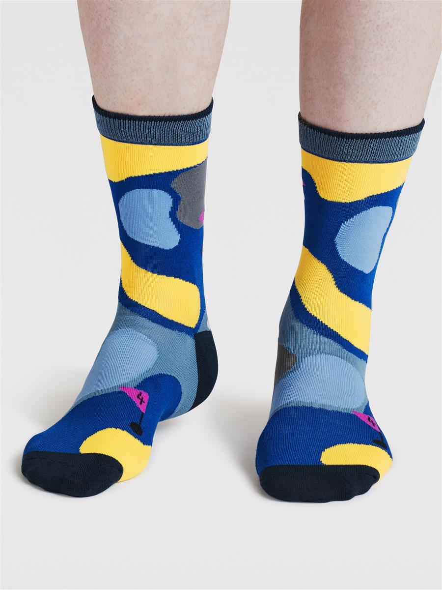marlowe nature Kinley Golf Course Socken cobalt blue Bambus 41-46