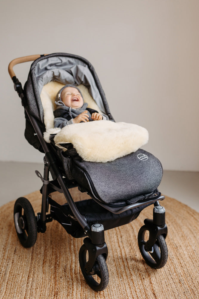 Naturkind Bekleidung Winter Set Lammfell EMIL Fußsack