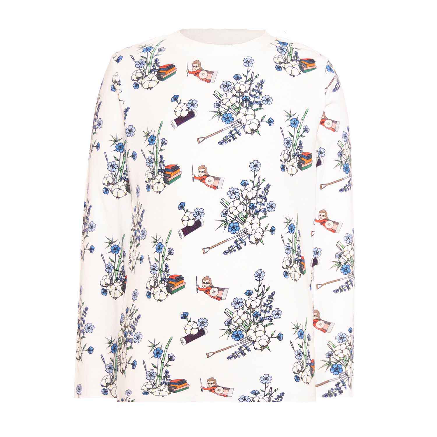 Infantium Victoria Floral T-Shirt Kinder Weiß Baumwolle
