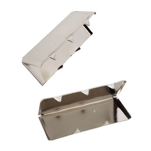 KAM Bag Hardware Gurtenden 1" Silber 10er Pack Metall
