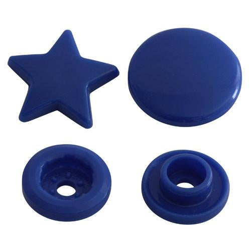 Kam Snaps Stars B54 Druckknöpfe karmesinrot 50 Sets