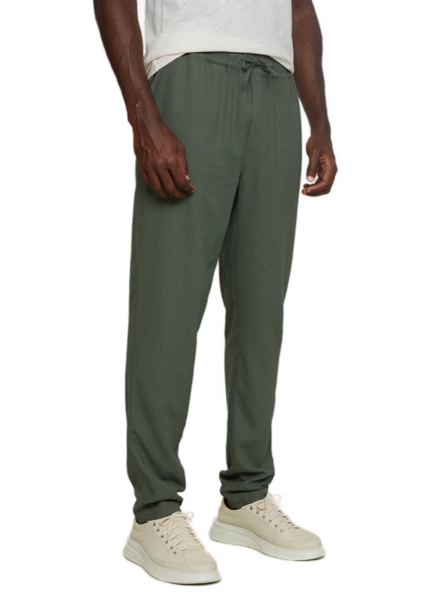 marlowe nature Tangelo Sommerhose Leinenhose khaki S