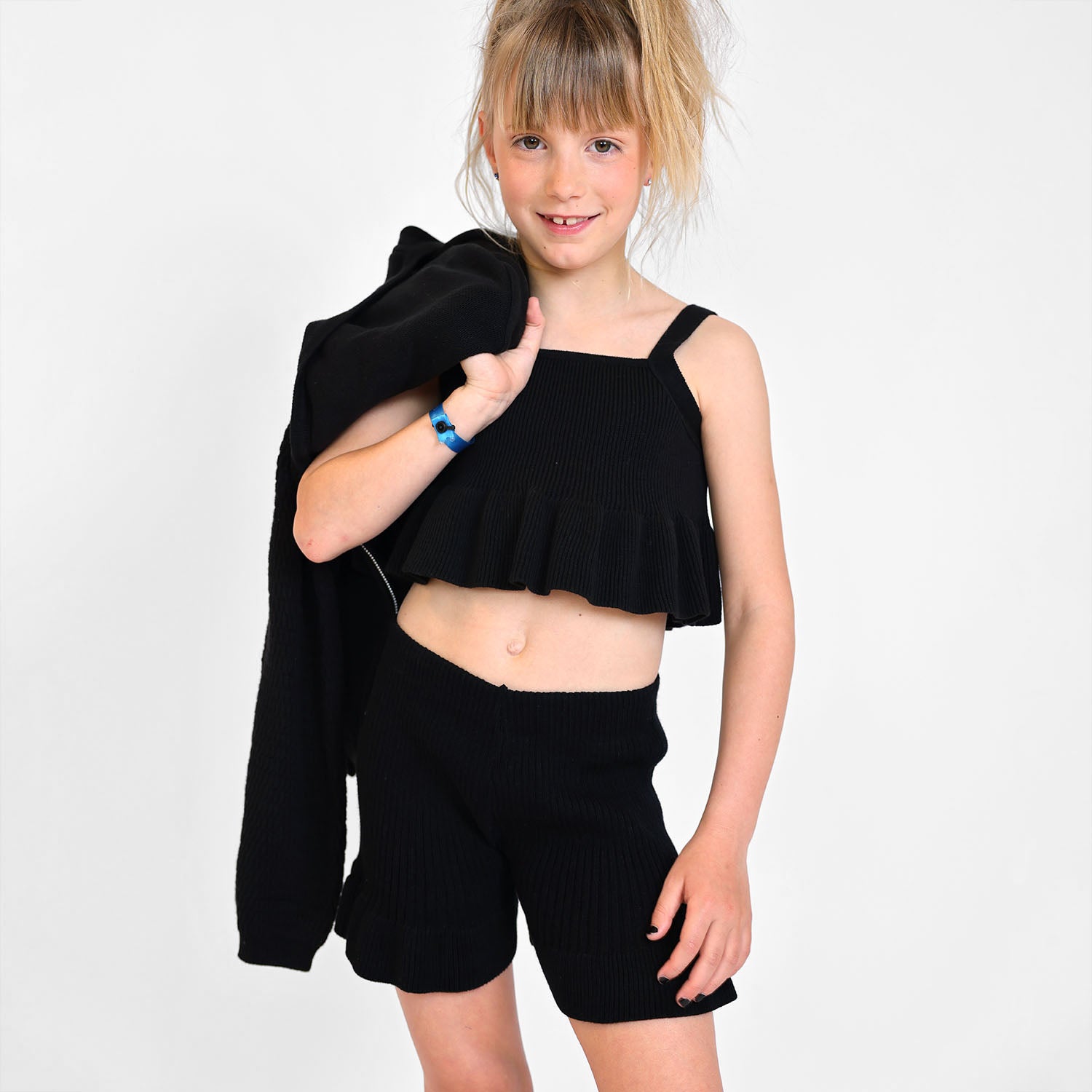 Infantium Victoria Beach Shorts Strickshorts schwarz Gr.92 Bio