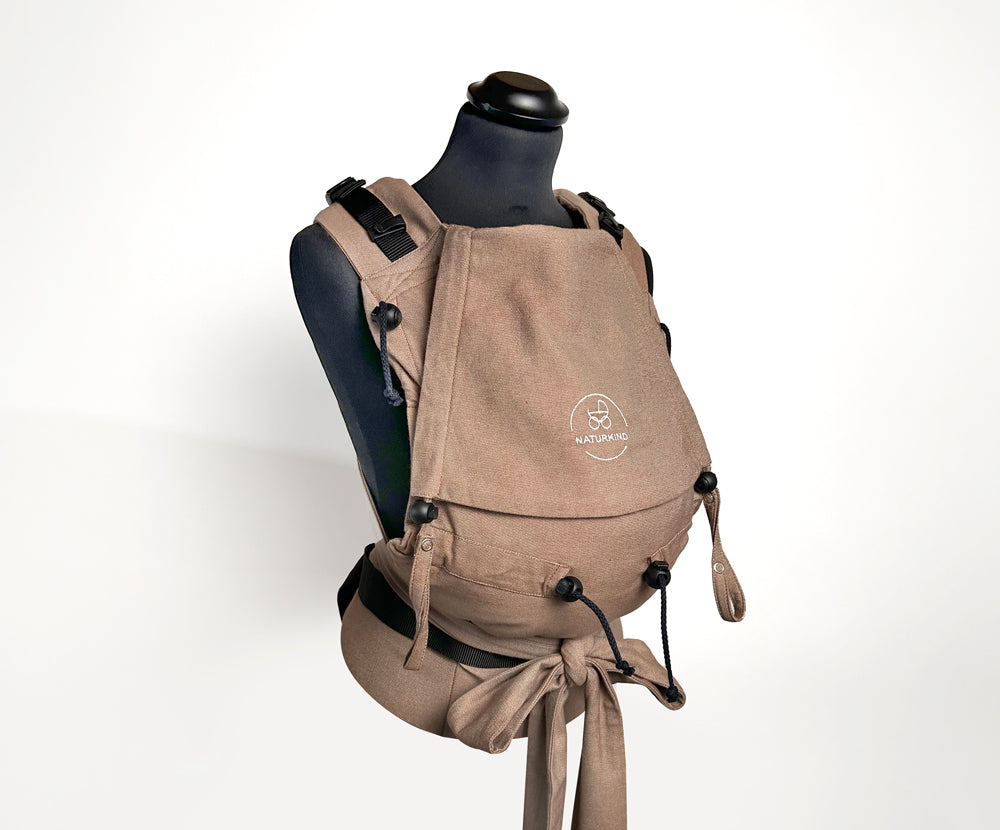 Naturkind Babytrage Halfbuckle Babytrage Jade Bio-Baumwolle