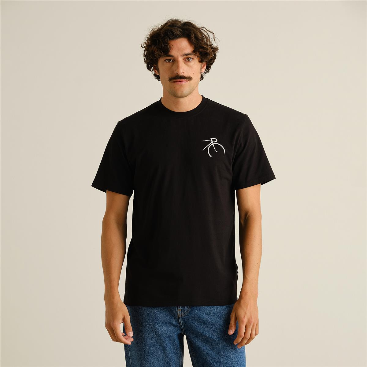 marlowe nature Stockholm T-Shirt Bike Bio-Baumwolle schwarz M