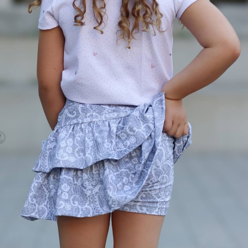 Moeve Design Mini Skort sVolängli Gr.86-158 Schnitt