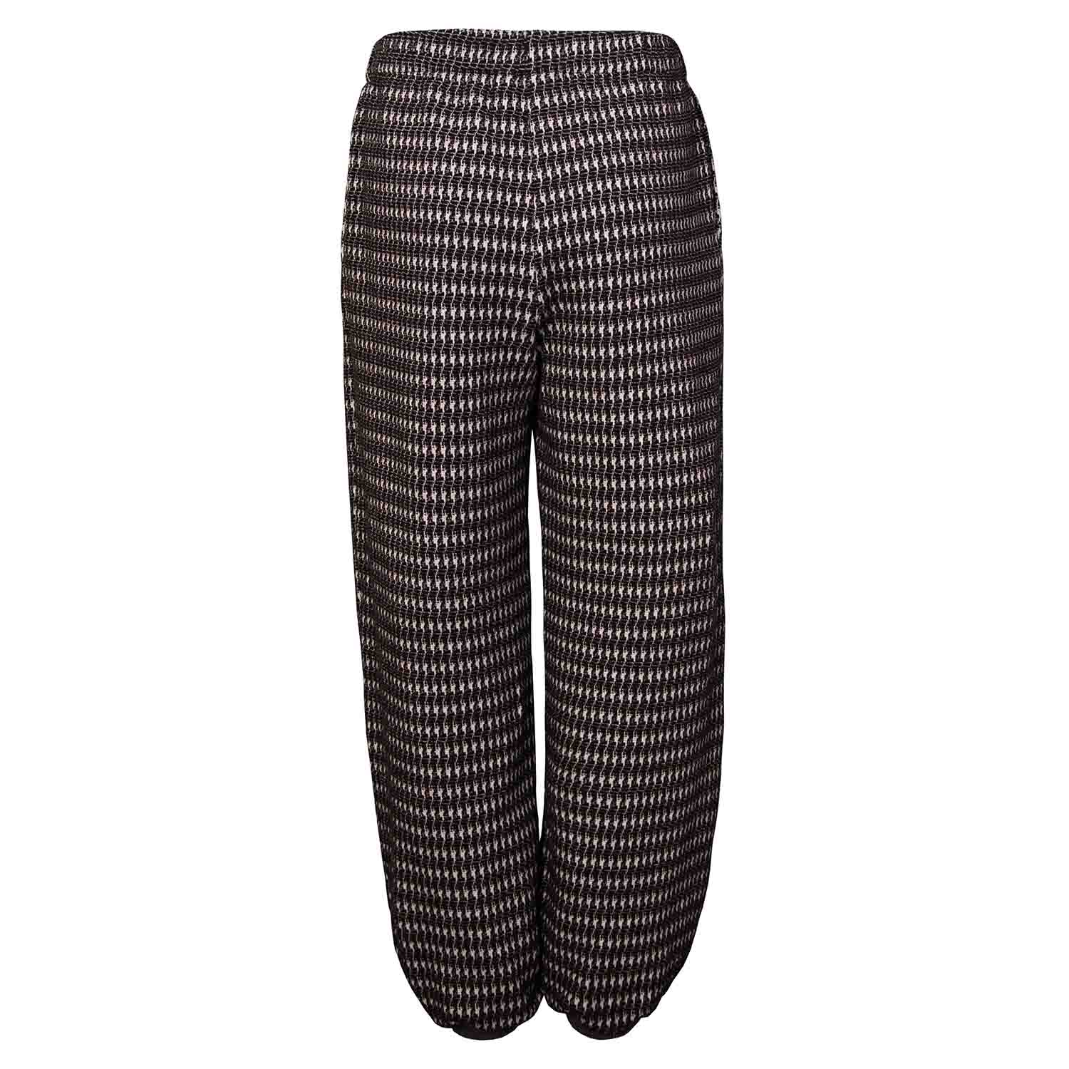Infantium Victoria Pied de Poule Kinderhose Schwarz 104