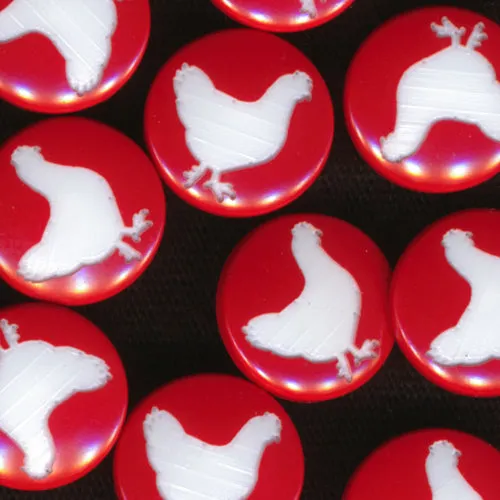 Kam Plastic Snaps Gr.20 Druckknöpfe Huhn 25 Sets