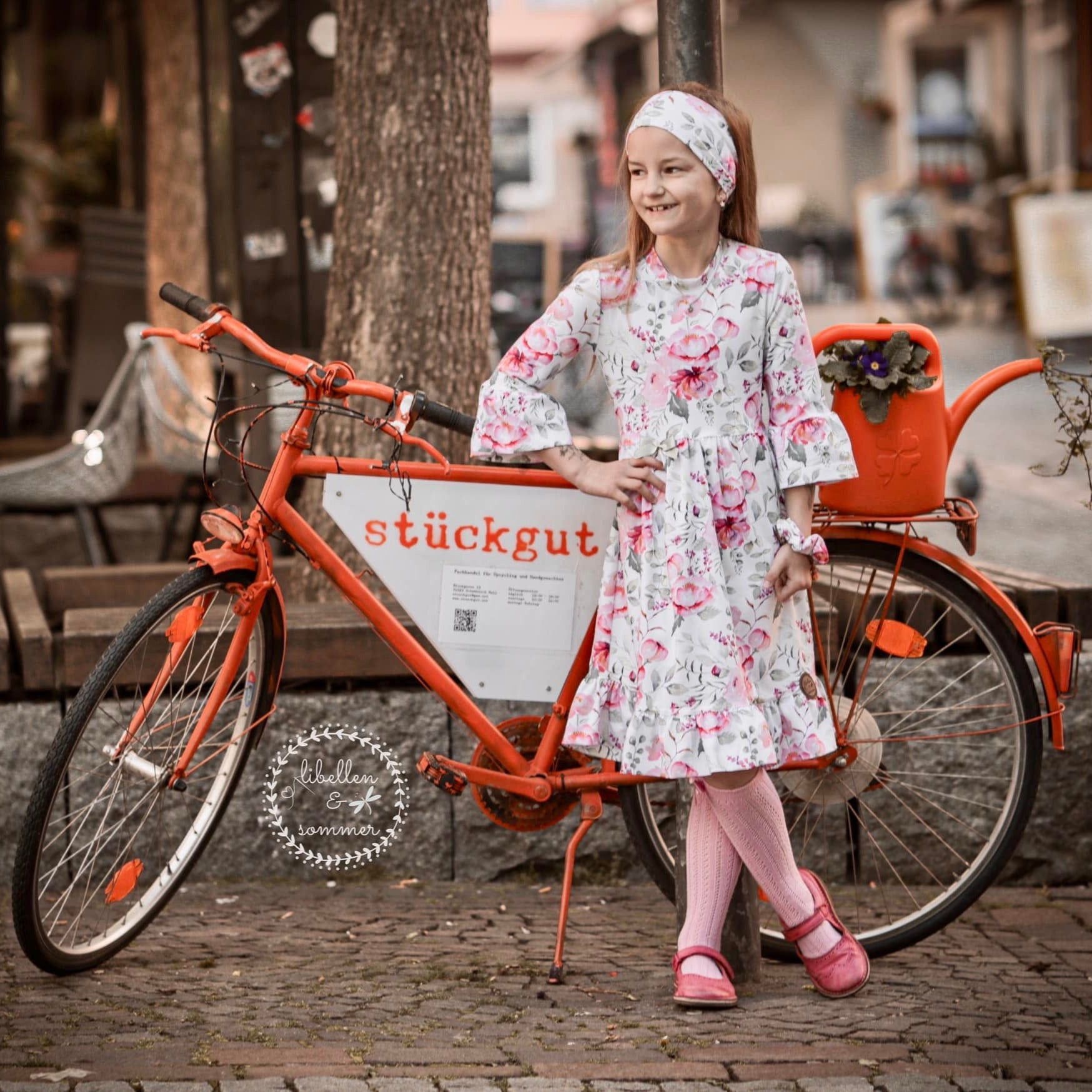 Moeve Design Marie-Louise mit Ärmel Kleid Gr. 86-158 Jersey