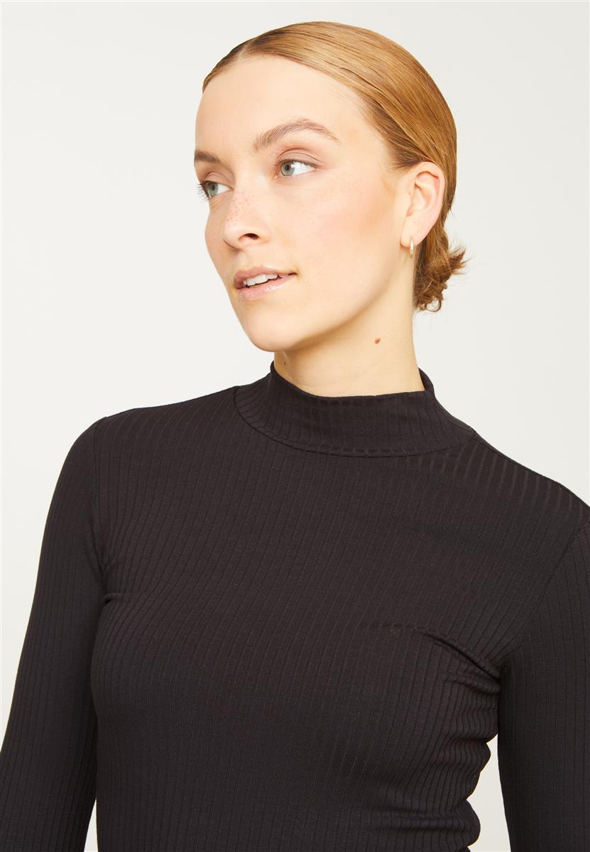marlowe nature Longsleeve Crassula Shirt deep lake blue aus Viskose