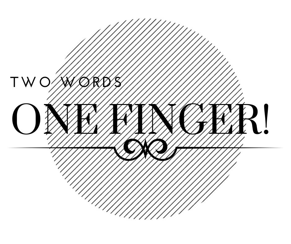 Schnittrebell Two words one finger Plotterdatei Download