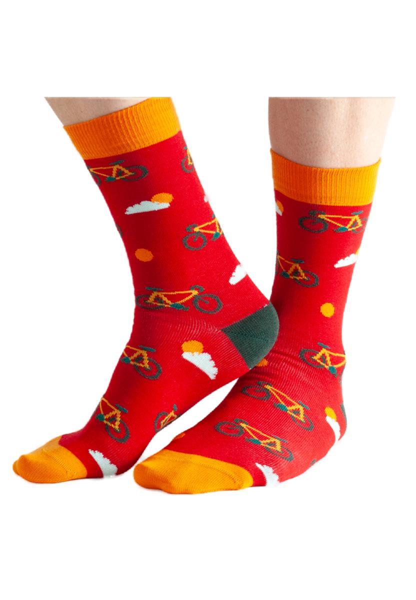 marlowe nature Bike Socken blau 36-40 Bambus Bio-Baumwolle