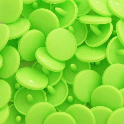 Kam Snaps Plastic Snaps B50 Druckknöpfe Limette 50 Sets