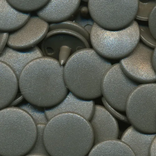 Kam Snaps Plastic Snaps B60 Druckknöpfe dunkelsilber 50 Sets