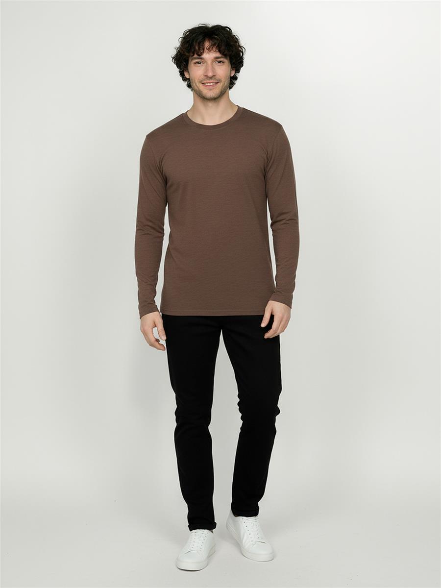 Greenbomb Basic Base Langarmshirt earth wood